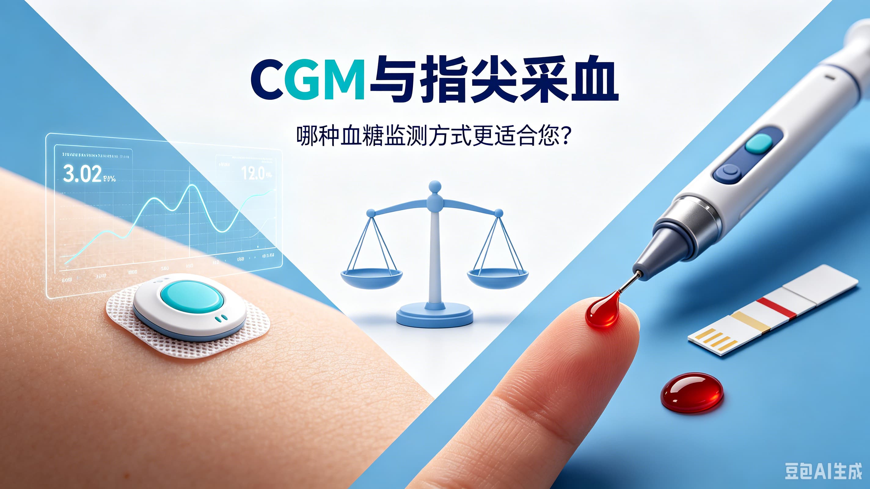CGM 与指尖采血:哪种血糖监测方式更适合您?