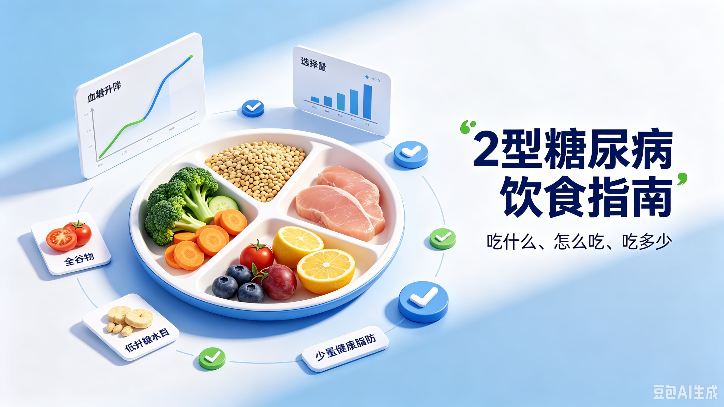 2 型糖尿病饮食指南:吃什么、怎么吃、吃多少