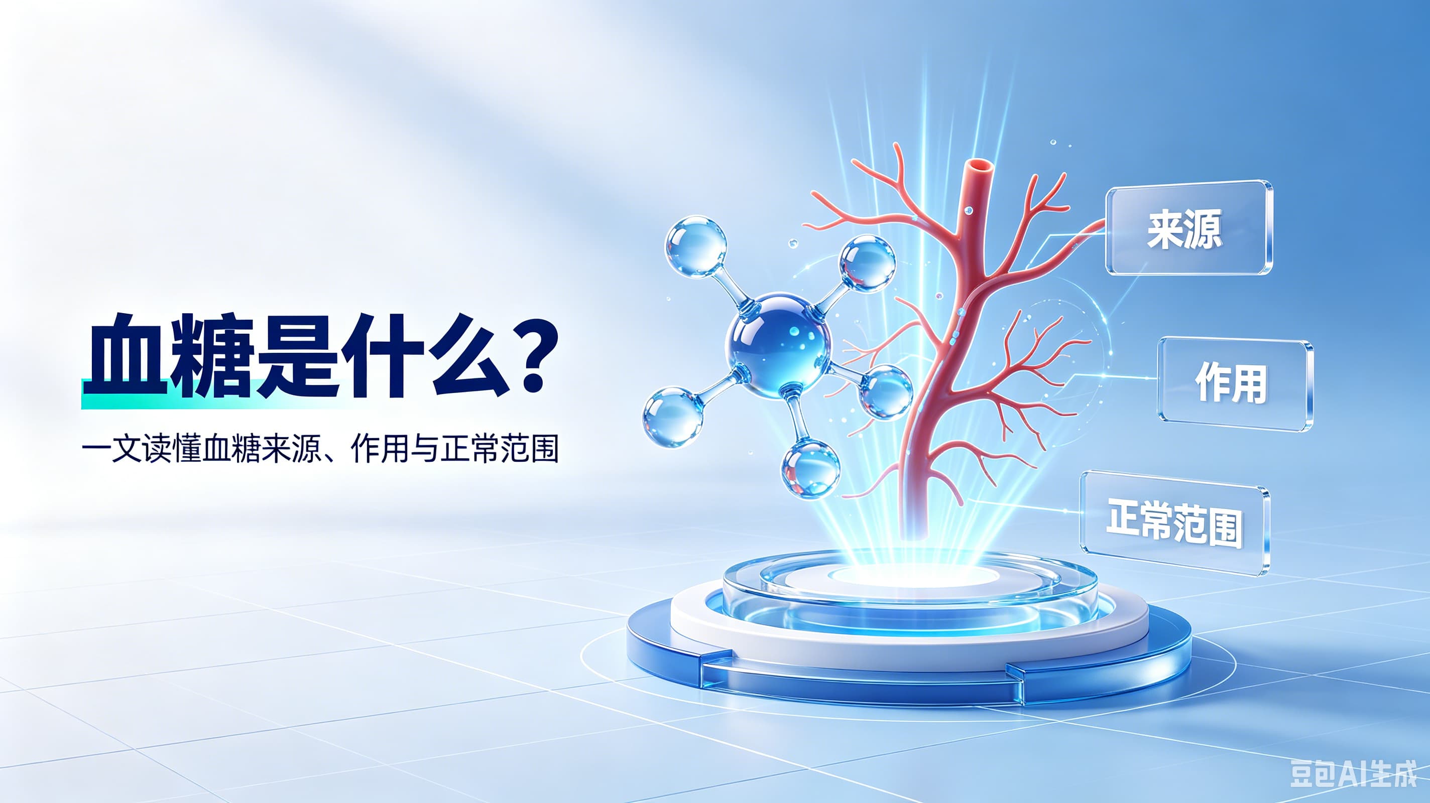 血糖是什么?一文读懂血糖来源、作用与正常范围